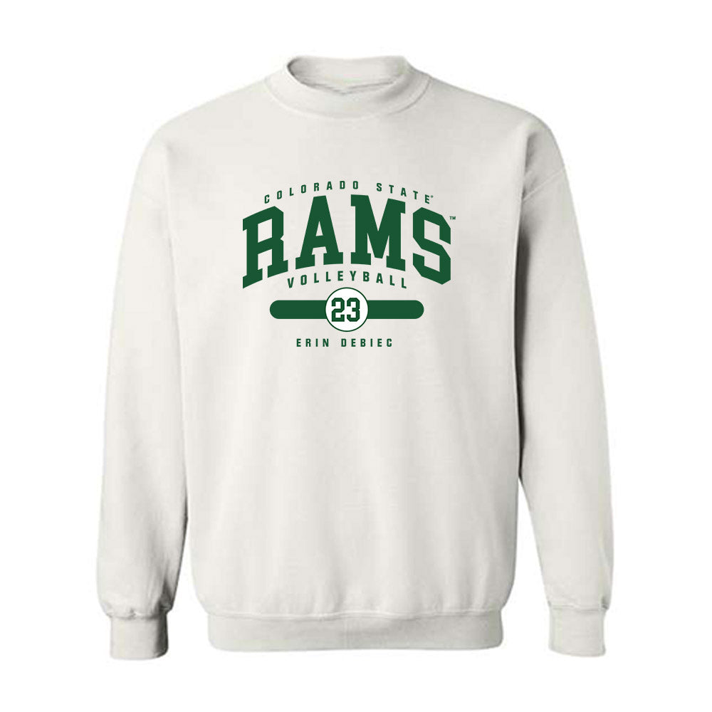 Colorado State - NCAA Women's Volleyball : Erin Debiec - Crewneck Sweatshirt