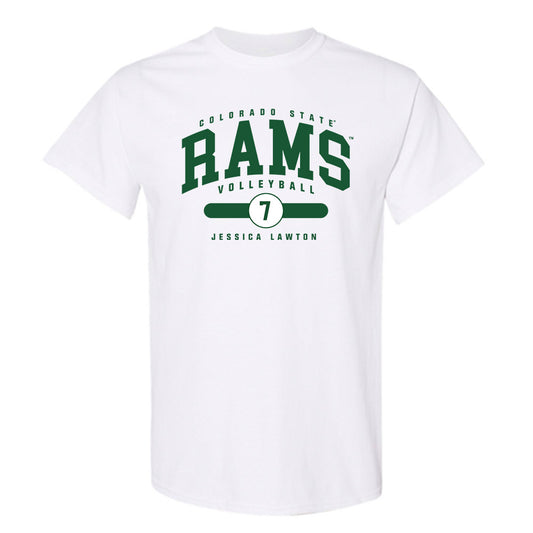 Colorado State - NCAA Women's Volleyball : Jessica Lawton - T-Shirt
