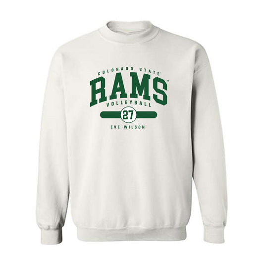 Colorado State - NCAA Women's Volleyball : Eve Wilson - Crewneck Sweatshirt-0