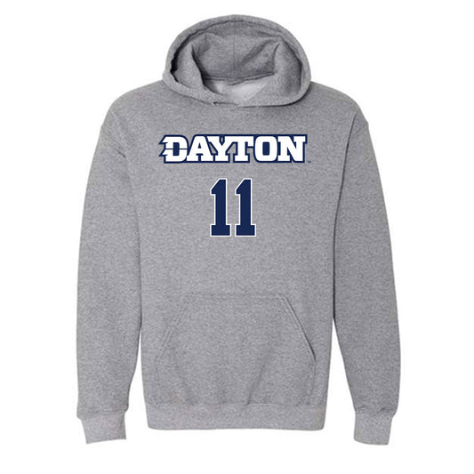 Dayton - NCAA Women's Volleyball : Panna Ratkai - Replica Shersey Hooded Sweatshirt-0