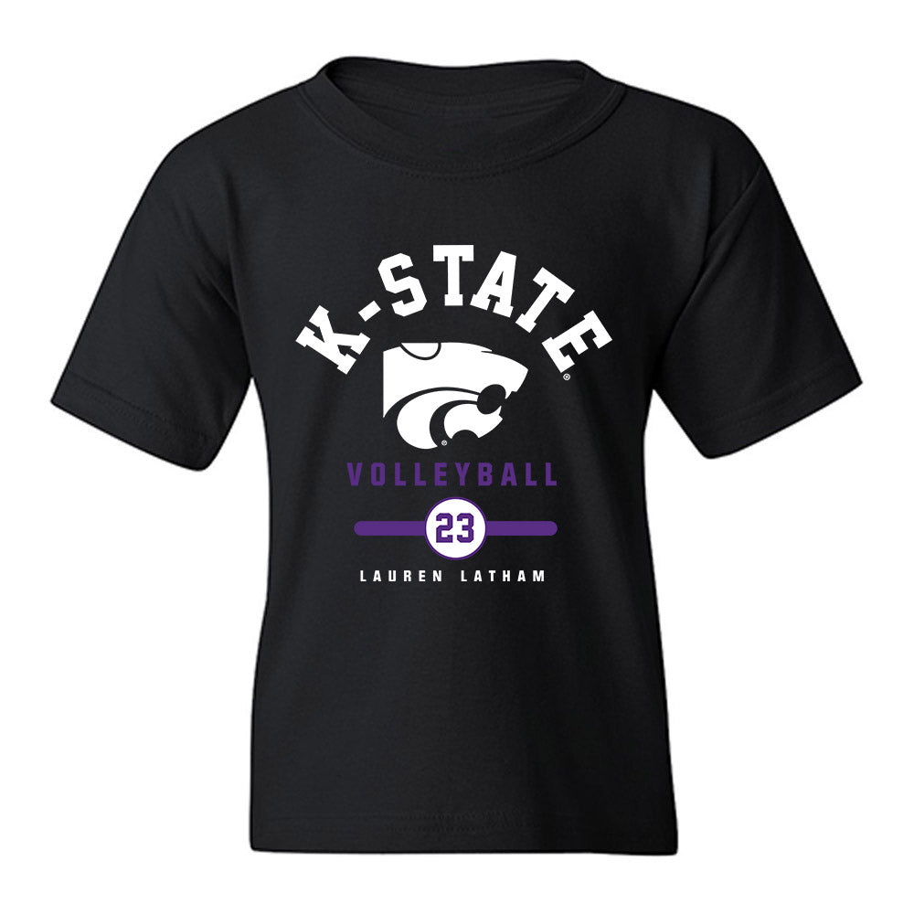 Kansas State - NCAA Women's Volleyball : Lauren Latham - Classic Fashion Shersey Youth T-Shirt-0