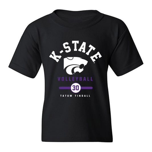 Kansas State - NCAA Women's Volleyball : Tatum Tindall - Classic Fashion Shersey Youth T-Shirt-0