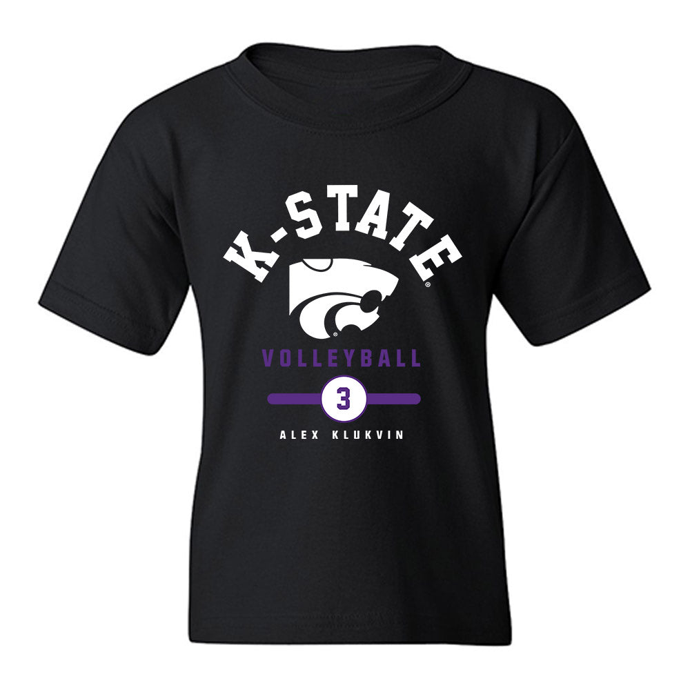 Kansas State - NCAA Women's Volleyball : Alex Klukvin - Classic Fashion Shersey Youth T-Shirt-0