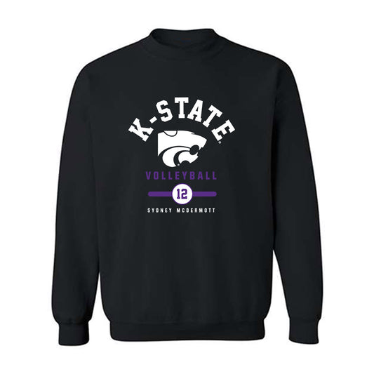 Kansas State - NCAA Women's Volleyball : Sydney McDermott - Classic Fashion Shersey Crewneck Sweatshirt-0