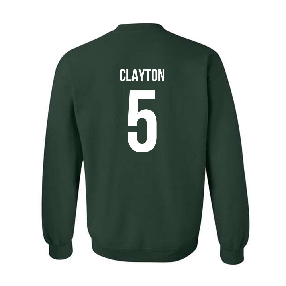 Michigan State - NCAA Women's Volleyball : Ky Clayton - Replica Shersey Crewneck Sweatshirt