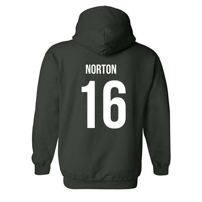 Michigan State - NCAA Women's Volleyball : Kalea Norton - Replica Shersey Hooded Sweatshirt-1