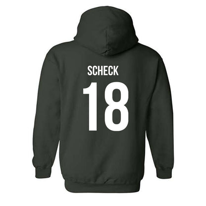 Michigan State - NCAA Women's Volleyball : Breccan Scheck - Replica Shersey Hooded Sweatshirt-1