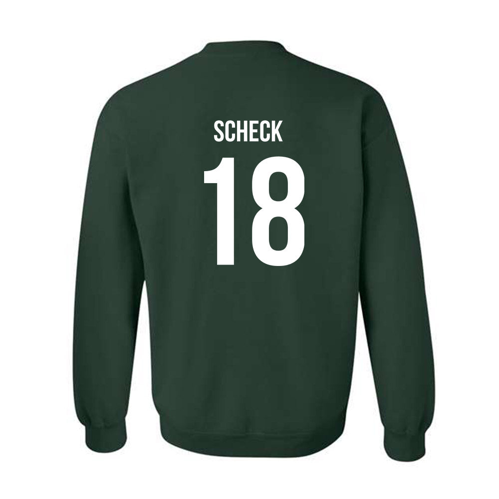 Michigan State - NCAA Women's Volleyball : Breccan Scheck - Replica Shersey Crewneck Sweatshirt-1