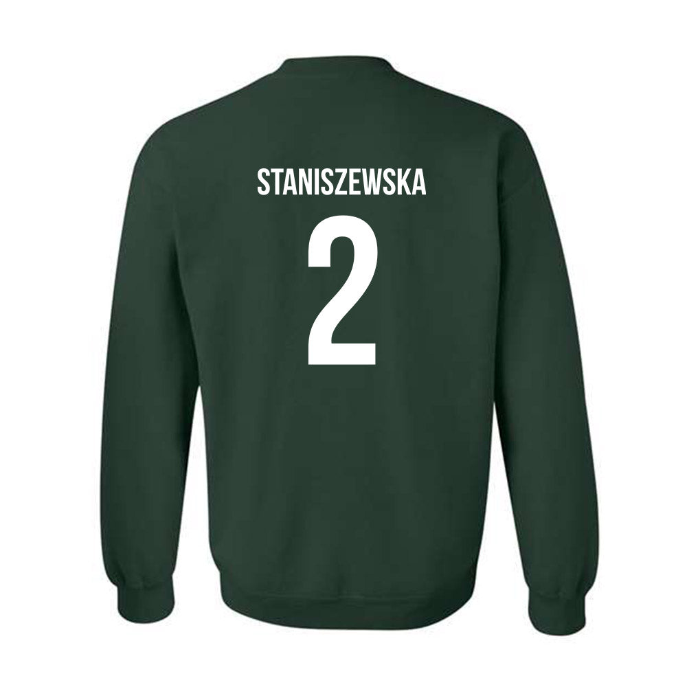 Michigan State - NCAA Women's Volleyball : Karolina Staniszewska - Replica Shersey Crewneck Sweatshirt