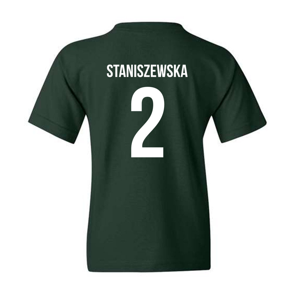 Michigan State - NCAA Women's Volleyball : Karolina Staniszewska - Replica Shersey Youth T-Shirt