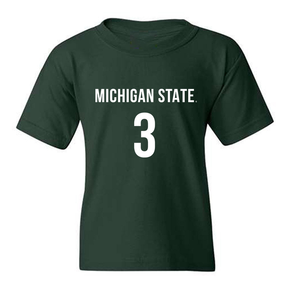 Michigan State - NCAA Women's Volleyball : Akasha Anderson - Replica Shersey Youth T-Shirt-0