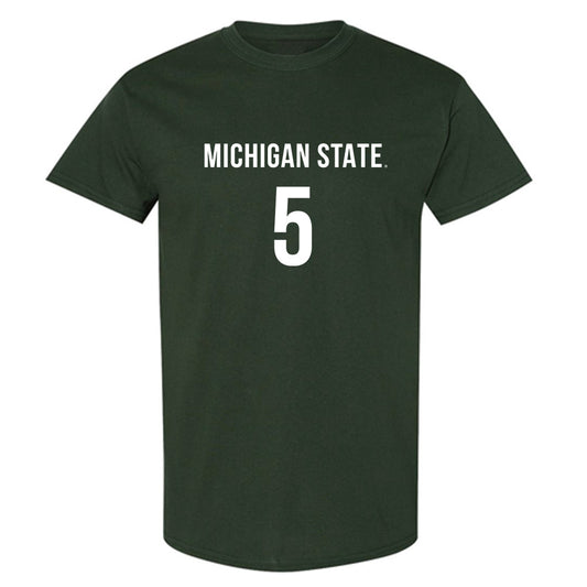 Michigan State - NCAA Women's Volleyball : Ky Clayton - Replica Shersey T-Shirt