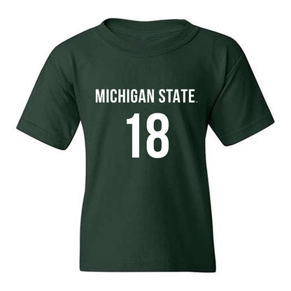 Michigan State - NCAA Women's Volleyball : Breccan Scheck - Replica Shersey Youth T-Shirt-0