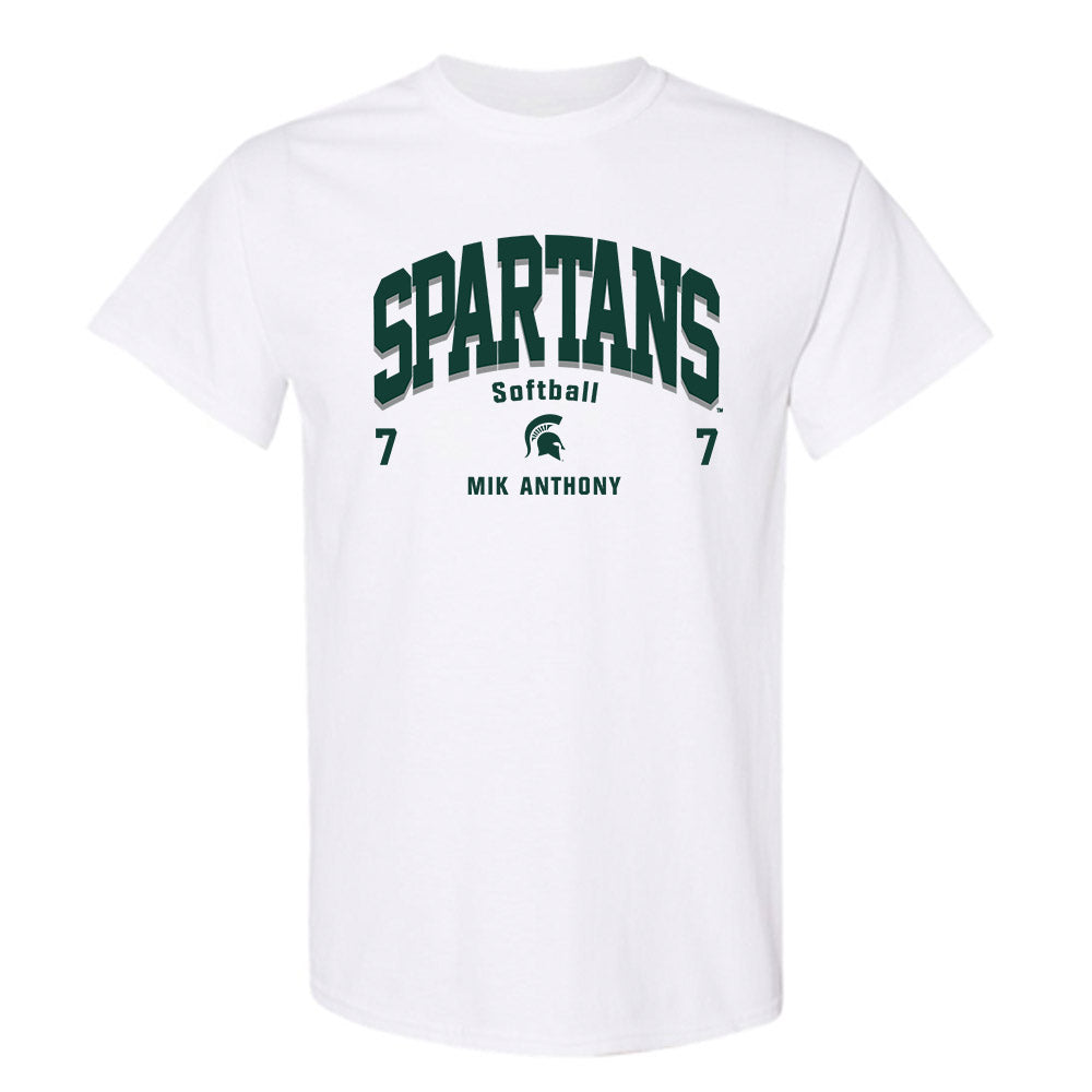 Michigan State - NCAA Softball : Mik Anthony - Classic Fashion Shersey T-Shirt