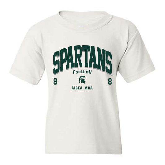 Michigan State - NCAA Football : Aisea Moa - Classic Fashion Shersey Youth T-Shirt-0