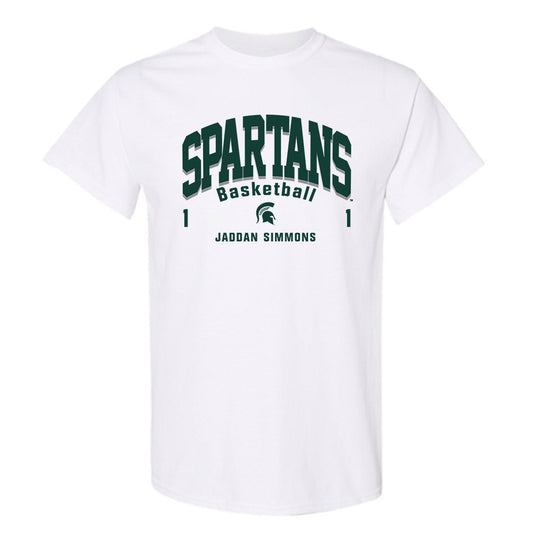 Michigan State - NCAA Women's Basketball : Jaddan Simmons - Classic Fashion Shersey T-Shirt-0