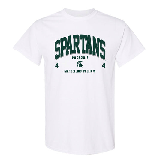 Michigan State - NCAA Football : Marcellius Pulliam - Classic Fashion Shersey T-Shirt-0