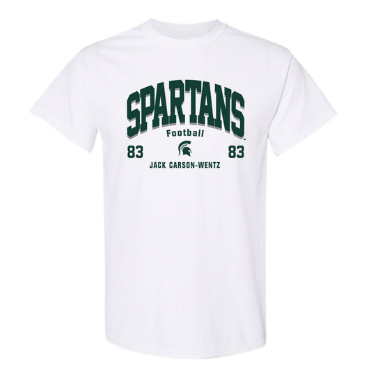 Michigan State - NCAA Football : Jack Carson-wentz - Classic Fashion Shersey T-Shirt-0