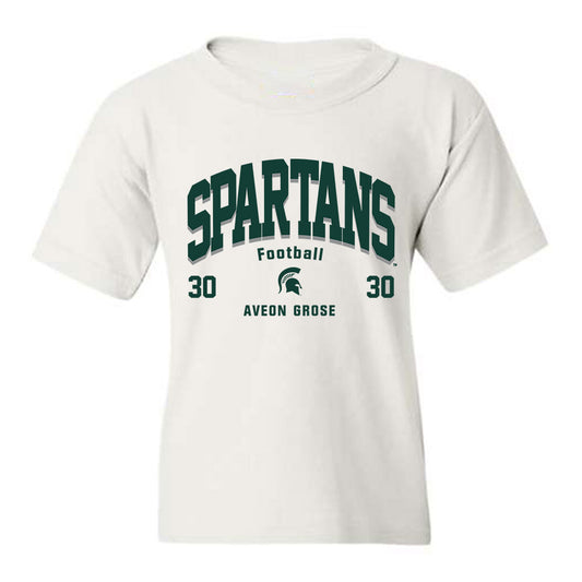 Michigan State - NCAA Football : Aveon Grose - Youth T-Shirt