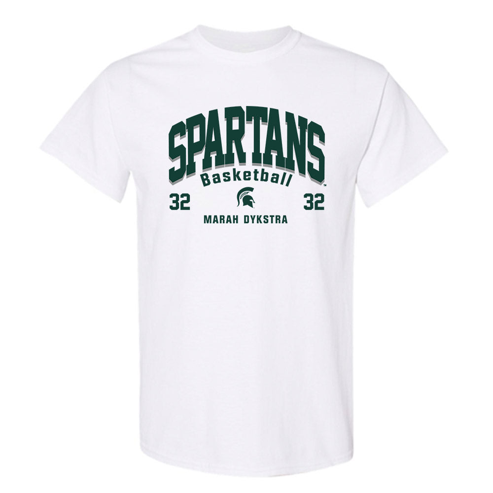 Michigan State - NCAA Women's Basketball : Marah Dykstra - Classic Fashion Shersey T-Shirt-0