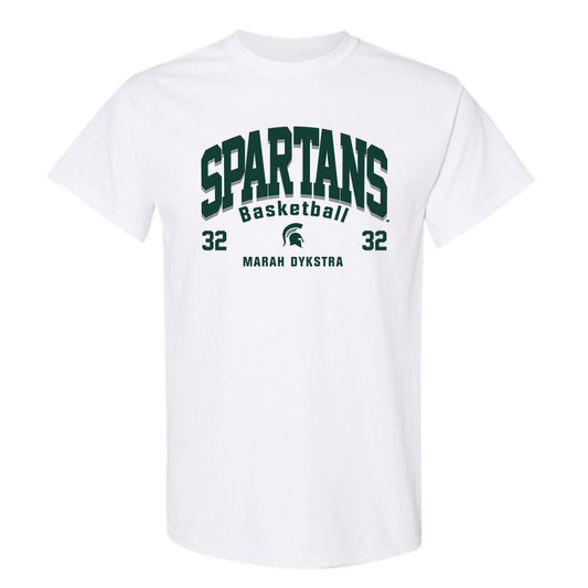 Michigan State - NCAA Women's Basketball : Marah Dykstra - Classic Fashion Shersey T-Shirt-0