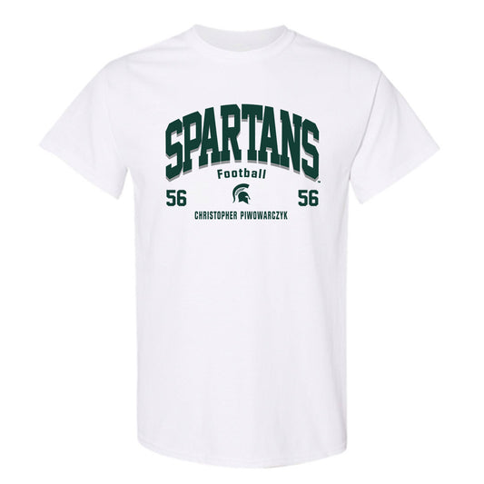 Michigan State - NCAA Football : Christopher Piwowarczyk - T-Shirt