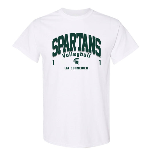 Michigan State - NCAA Women's Volleyball : Lia Schneider - Classic Fashion Shersey T-Shirt-0