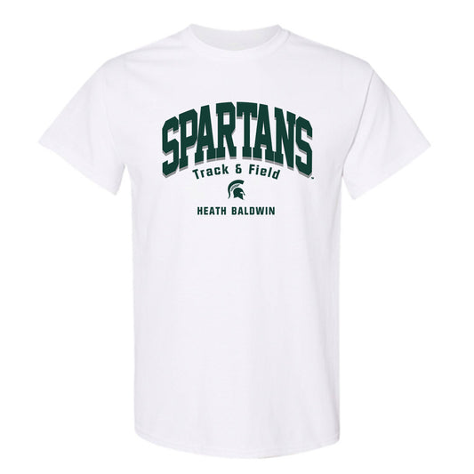 Michigan State - NCAA Men's Ice Hockey : Heath Baldwin - Classic Fashion Shersey T-Shirt-0