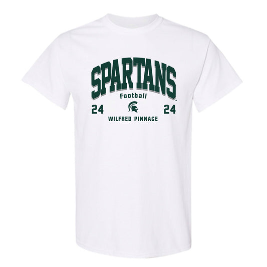 Michigan State - NCAA Football : Wilfred Pinnace - Classic Fashion Shersey T-Shirt-0
