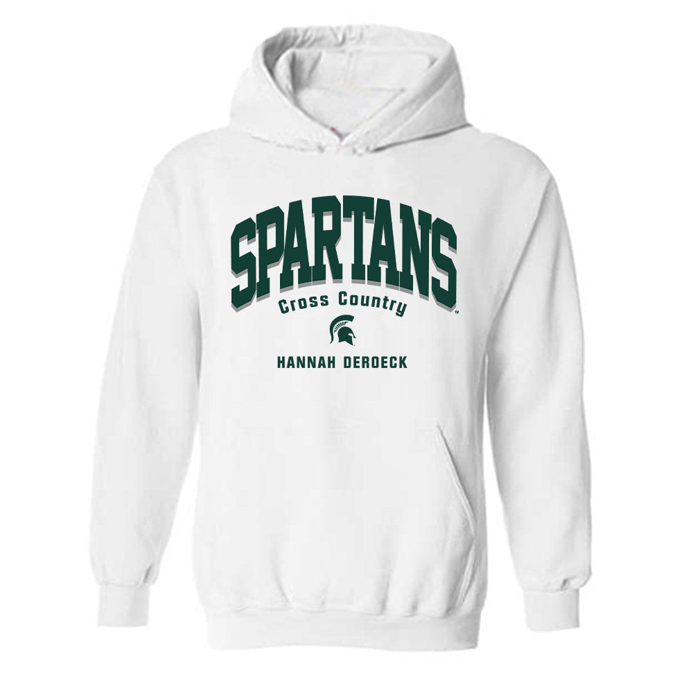 Michigan State - NCAA Women's Cross Country : Hannah DeRoeck - Classic Fashion Shersey Hooded Sweatshirt