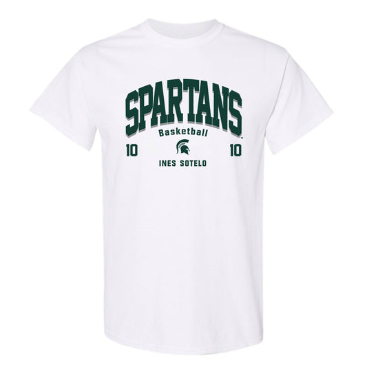 Michigan State - NCAA Women's Basketball : Ines Sotelo - Classic Fashion Shersey T-Shirt-0