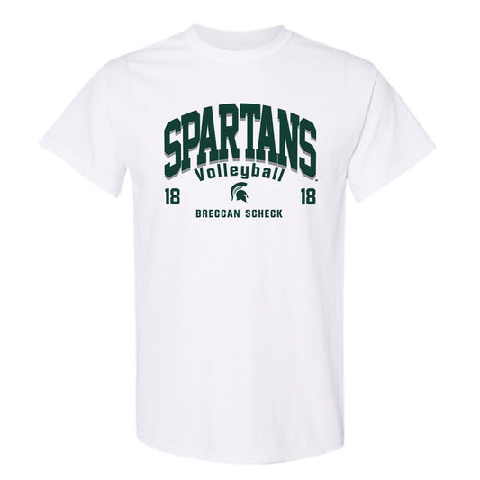 Michigan State - NCAA Women's Volleyball : Breccan Scheck - Classic Fashion Shersey T-Shirt-0