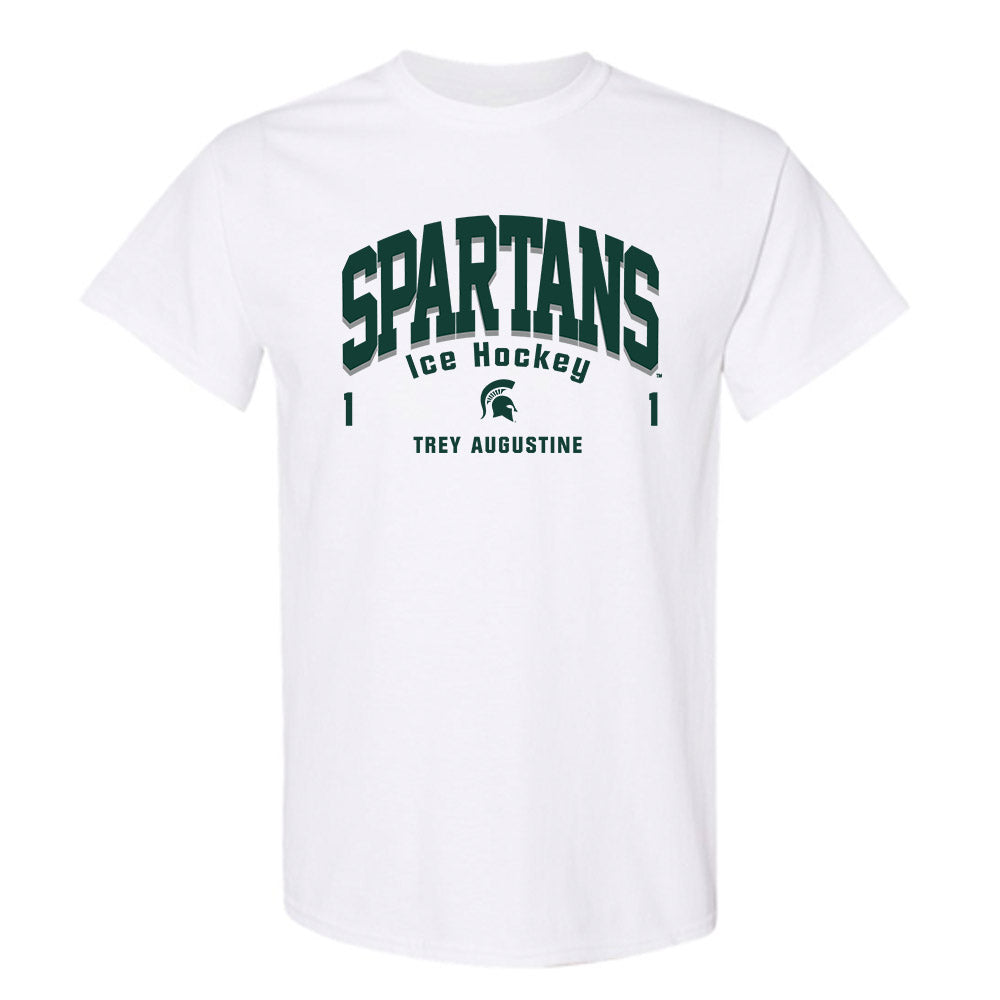 Michigan State - NCAA Men's Ice Hockey : Trey Augustine - Classic Fashion Shersey T-Shirt-0