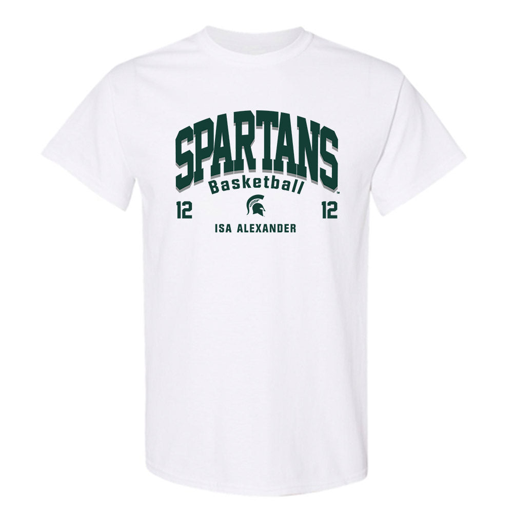 Michigan State - NCAA Women's Basketball : Isa Alexander - Classic Fashion Shersey T-Shirt-0