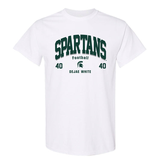 Michigan State - NCAA Football : DeJae White - Classic Fashion Shersey T-Shirt-0