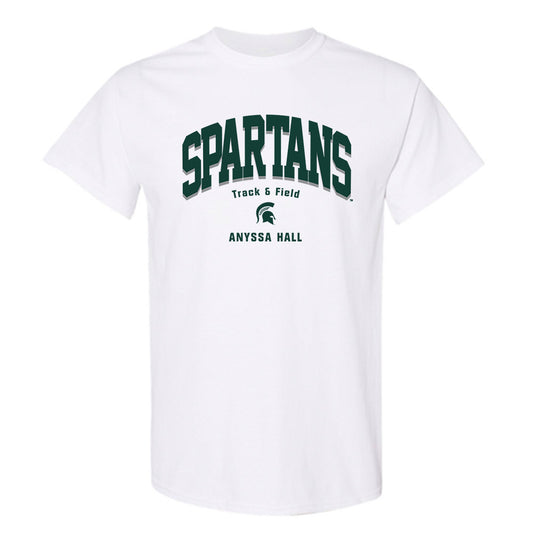 Michigan State - NCAA Women's Track & Field : Anyssa Hall - Classic Fashion Shersey T-Shirt-0