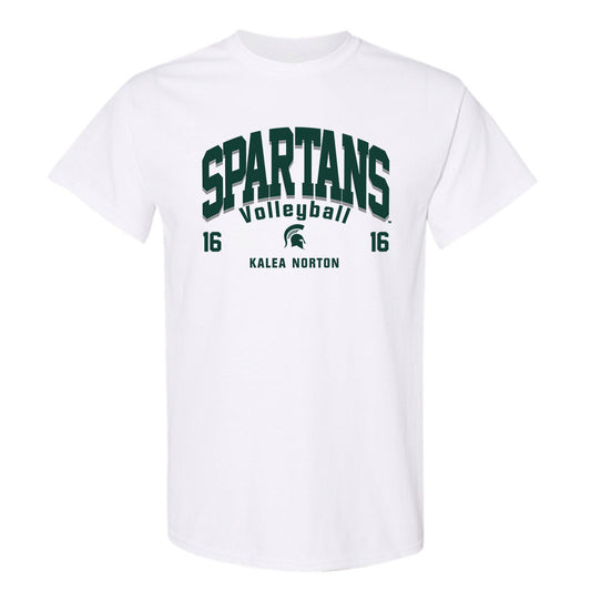 Michigan State - NCAA Women's Volleyball : Kalea Norton - Classic Fashion Shersey T-Shirt-0