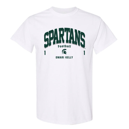 Michigan State - NCAA Football : Omari Kelly - Classic Fashion Shersey T-Shirt-0