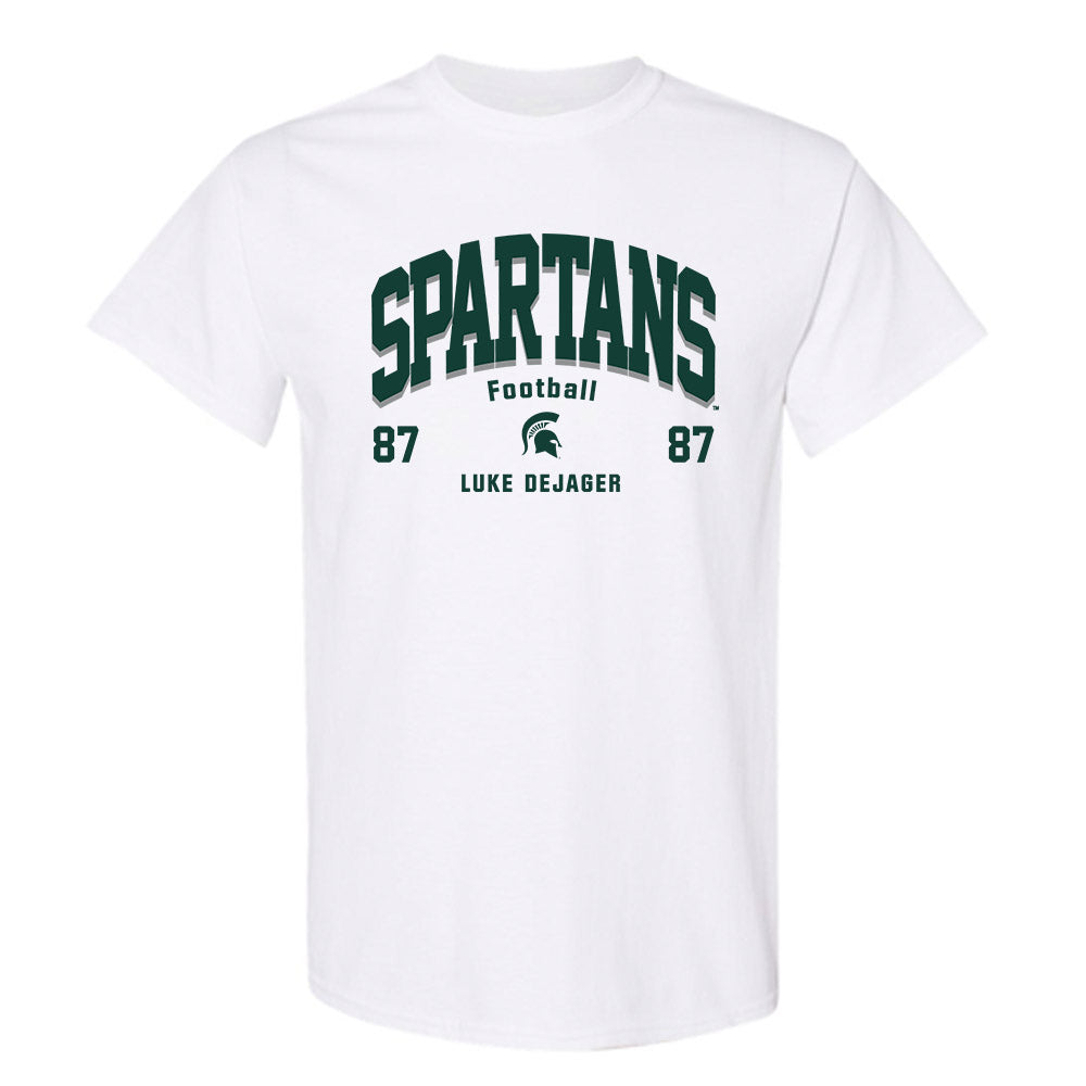 Michigan State - NCAA Football : Luke DeJager - Classic Fashion Shersey T-Shirt-0