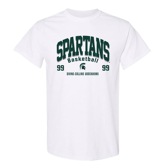 Michigan State - NCAA Men's Basketball : Divine-Collins Ugochukwu - Classic Fashion Shersey T-Shirt-0