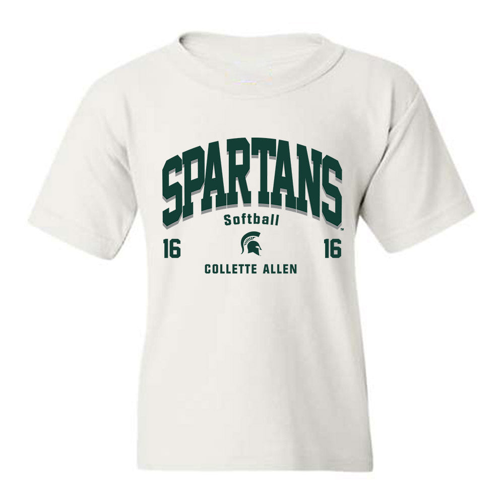 Michigan State - NCAA Softball : Collette Allen - Classic Fashion Shersey Youth T-Shirt