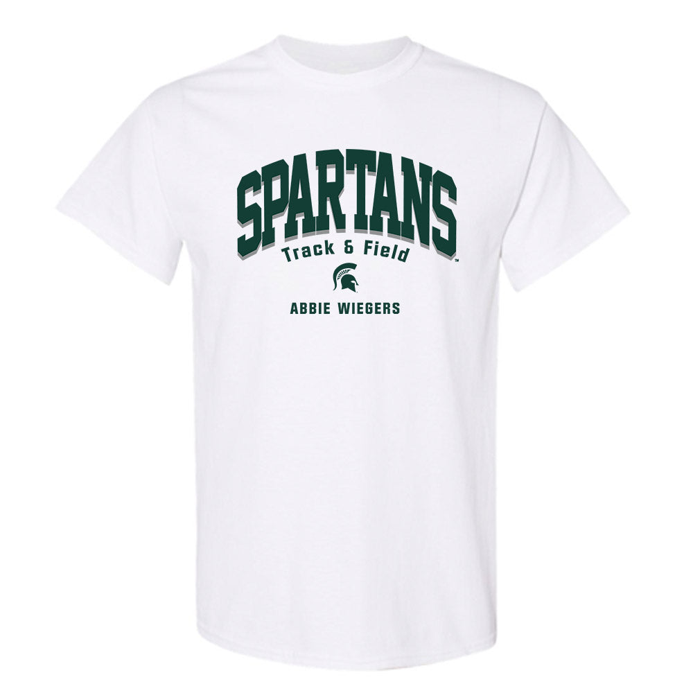 Michigan State - NCAA Women's Track & Field : Abbie Wiegers - Classic Fashion Shersey T-Shirt-0