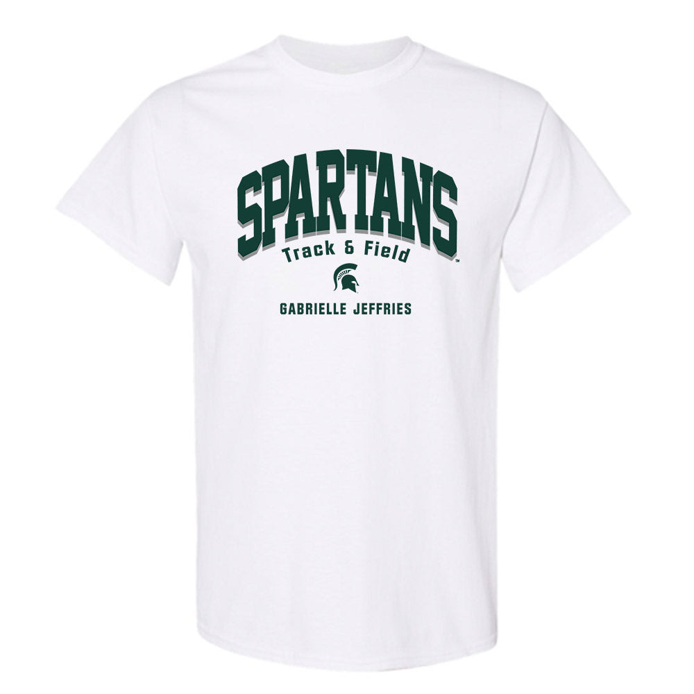 Michigan State - NCAA Women's Track & Field : Gabrielle Jeffries - Classic Fashion Shersey T-Shirt-0