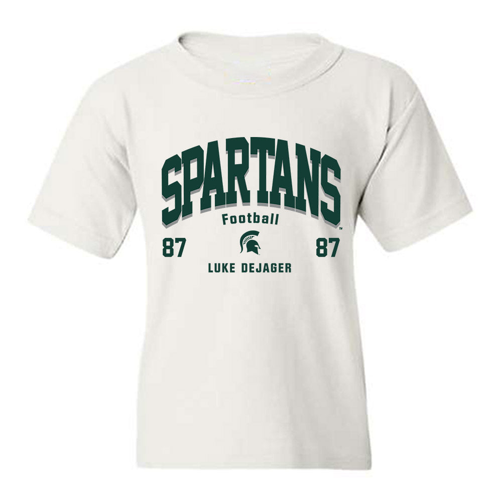 Michigan State - NCAA Football : Luke DeJager - Classic Fashion Shersey Youth T-Shirt-0