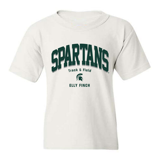 Michigan State - NCAA Women's Track & Field : Elly Finch - Classic Fashion Shersey Youth T-Shirt-0