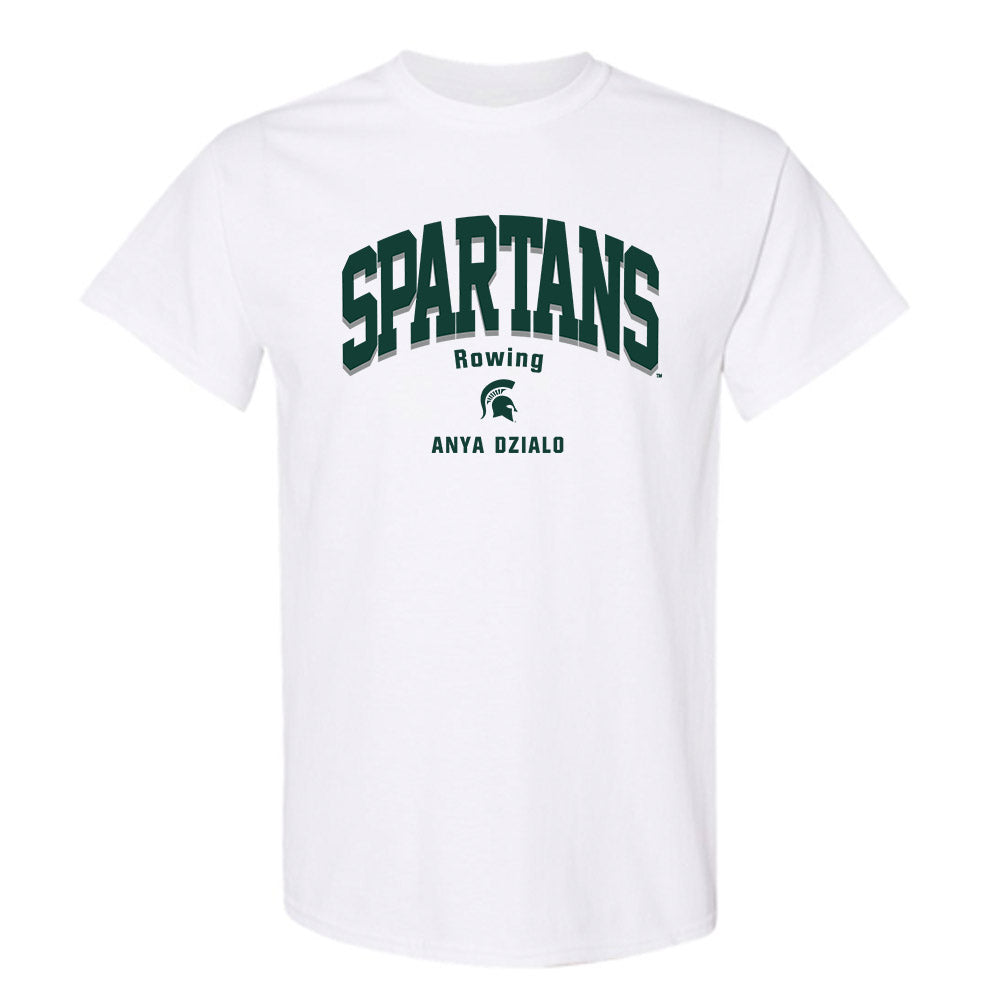 Michigan State - NCAA Women's Rowing : Anya Dzialo - Classic Fashion Shersey T-Shirt-0