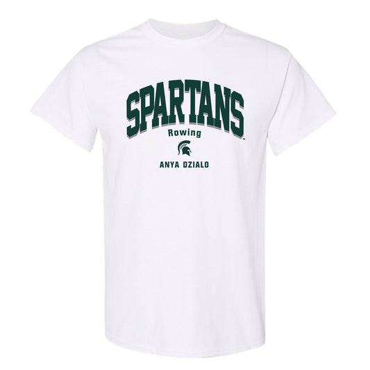 Michigan State - NCAA Women's Rowing : Anya Dzialo - Classic Fashion Shersey T-Shirt-0