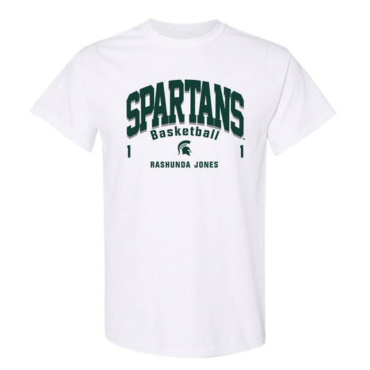 Michigan State - NCAA Women's Basketball : Rashunda Jones - Classic Fashion Shersey T-Shirt-0