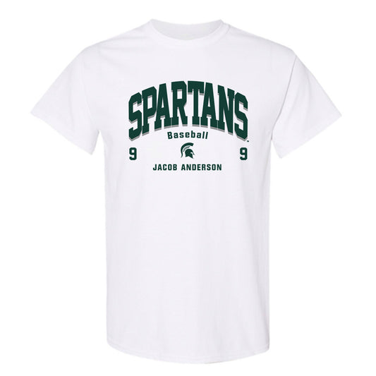 Michigan State - NCAA Baseball : Jacob Anderson - Classic Fashion Shersey T-Shirt