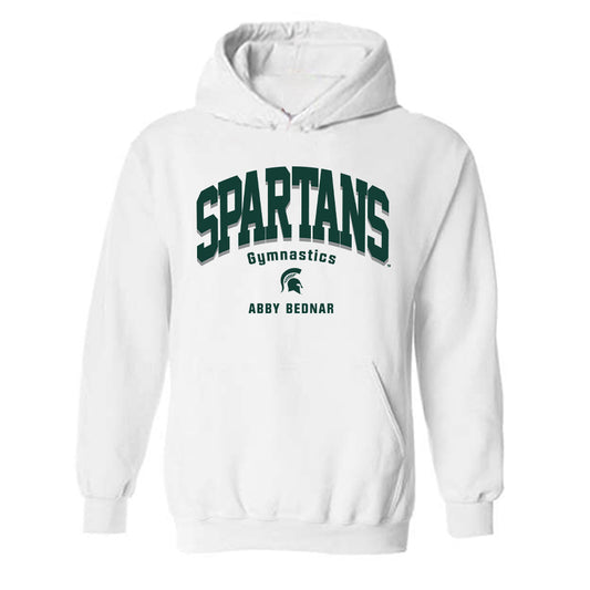 Michigan State - NCAA Women's Gymnastics : Abby Bednar - Classic Fashion Shersey Hooded Sweatshirt-0